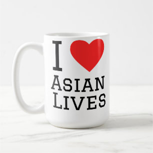 Ich liebe asiatische Leben Kaffeetasse