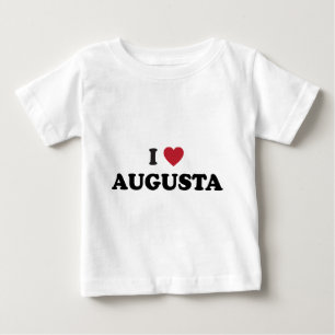 Ich liebe Augusta Georgia Baby T-shirt