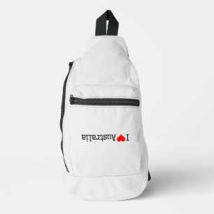 Ich liebe Australien Crossbody Bag