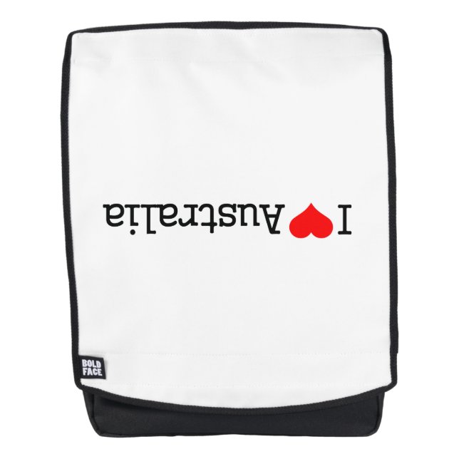 Ich liebe Australien Rucksack (Vorderseite)