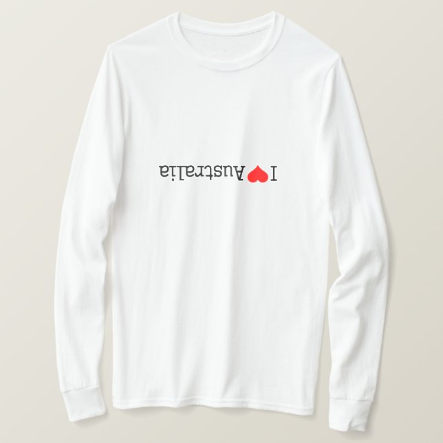 Ich liebe Australien T-Shirt (Design vorne)