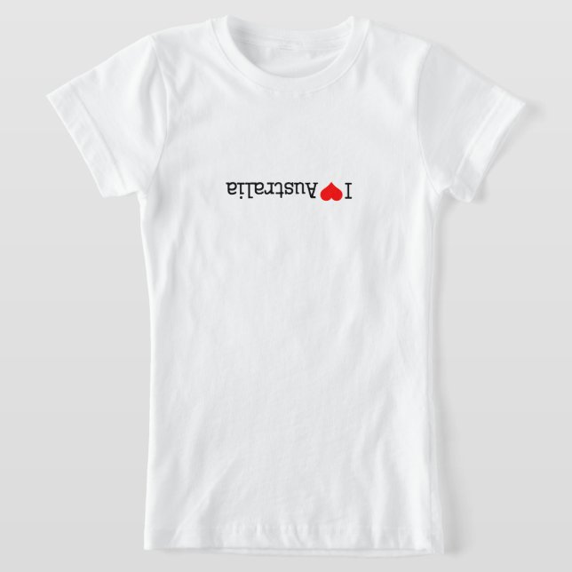 Ich liebe Australien T-Shirt (Ablage )