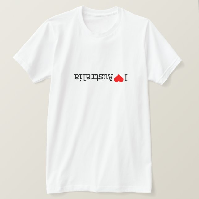 Ich liebe Australien T-Shirt (Design vorne)