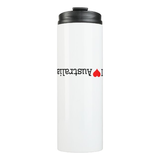 Ich liebe Australien Thermosbecher (Vorderseite)