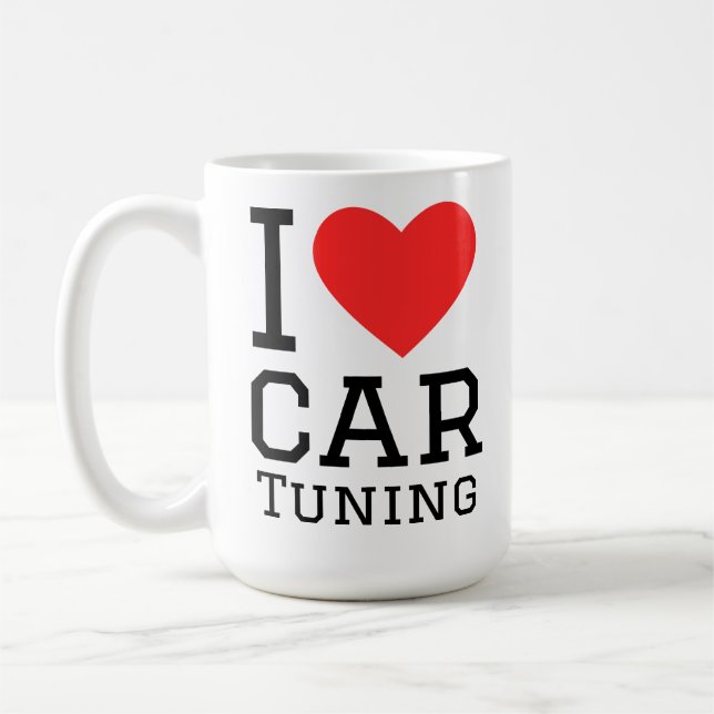 Ich liebe Autotuning Kaffeetasse (Links)