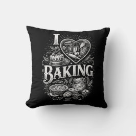 Ich liebe Backen Kissen