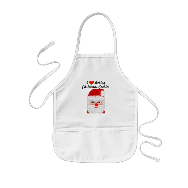 Ich Liebe Backen Weihnachtskekse Weihnachten Schür Kinderschürze (Vorne)