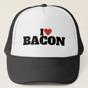 Ich liebe Bacon Truckerkappe