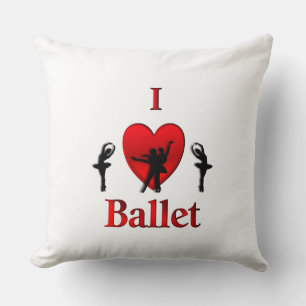 Ich liebe Ballett Kissen