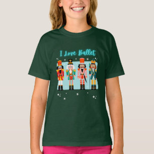 Ich Liebe Ballett Nutcrackers Kid's Basic T - Shir T-Shirt