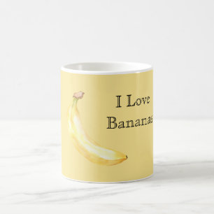 Ich liebe Bananen Kaffeetasse