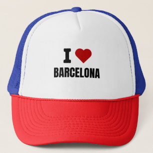 Ich liebe Barcelona - Ich liebe Barcelona Spanien Truckerkappe