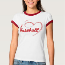Ich Liebe Baseball Herz