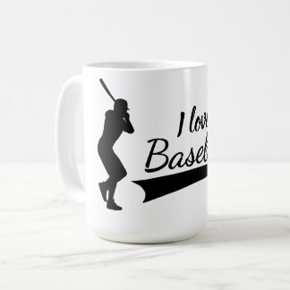 Ich liebe Baseball Kaffeetasse