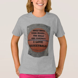 Ich liebe Basketball Humor T-Shirt