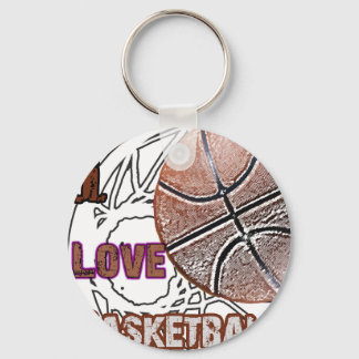 Ich Liebe Basketball Verteidigung! Schlüsselanhänger