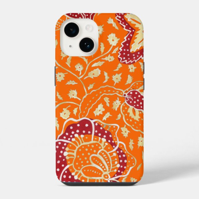 Ich liebe Batik iPhone Hülle (Rückseite)