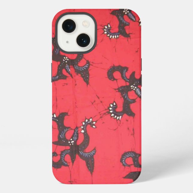 Ich liebe Batik iPhone Hülle (Rückseite)