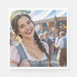 ICH LIEBE BAYERN SERVIETTE