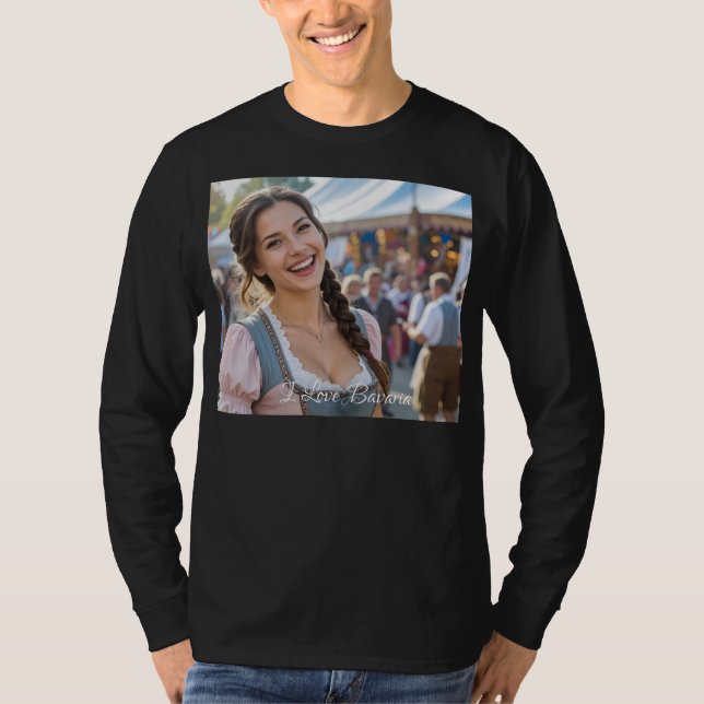 ICH LIEBE BAYERN T-Shirt (Vorderseite)