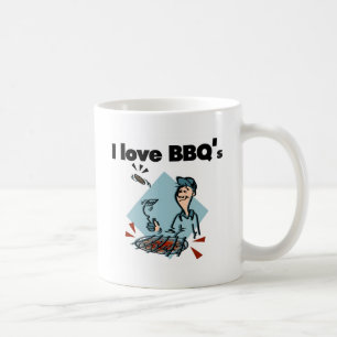 Ich liebe BBQs T-Shirts und Geschenke Kaffeetasse