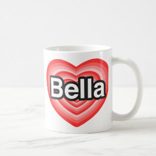 Ich Liebe Bella. Ich Liebe dir Bella. Herz Kaffeetasse