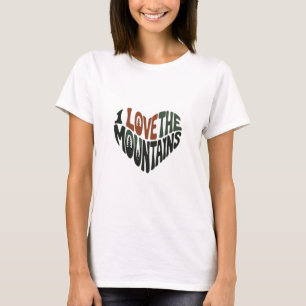 Ich liebe Berge T-Shirt