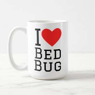 Ich liebe Bettwanze Kaffeetasse