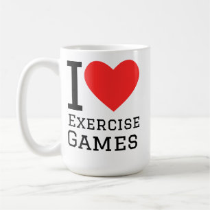 Ich liebe Bewegungsspiele Kaffeetasse