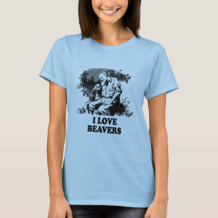 Ich liebe Biber T-Shirt