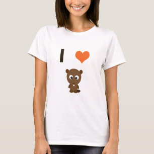 Ich liebe Biber T-Shirt
