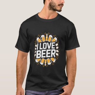 Ich liebe Bier Craft Brew Mug Feier T-Shirt