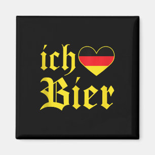 Ich Liebe Bier Funny German I Liebe Beer Tank Top Magnet