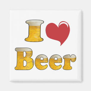 Ich liebe Bier Magnet