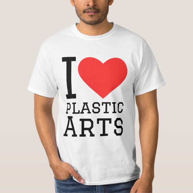 Ich liebe bildende Kunst  T-Shirt (Vorderseite)