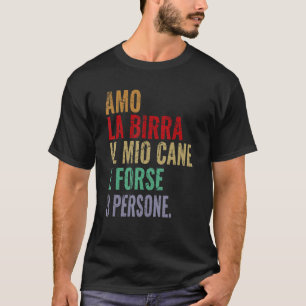 Ich Liebe bin mein Hund Phrase Mann Frau Alkohol T-Shirt