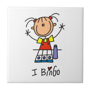 Ich liebe Bingo Fliese