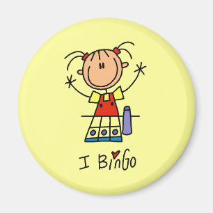 Ich liebe Bingo Magnet