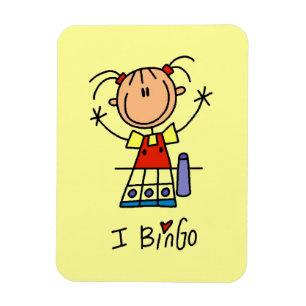 Ich liebe Bingo Magnet