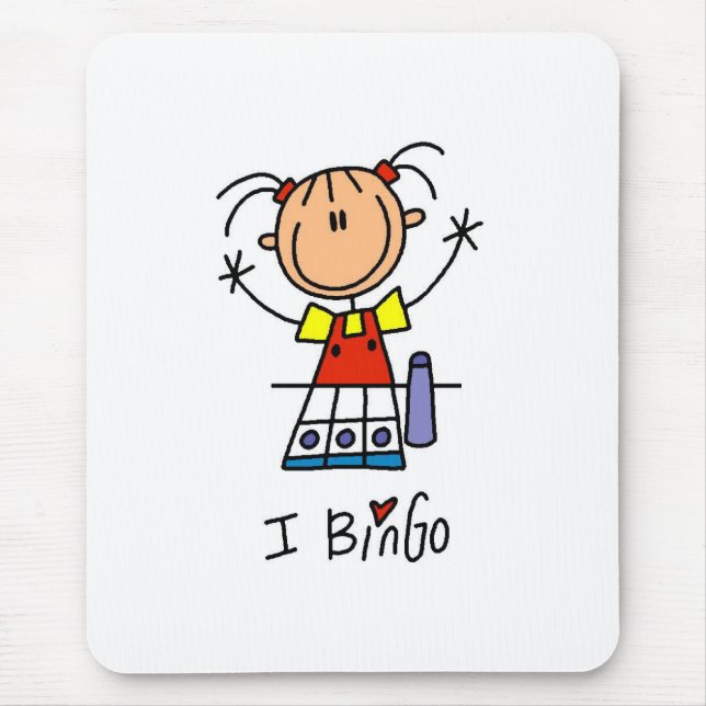 Ich liebe Bingo Mousepad (Vorne)
