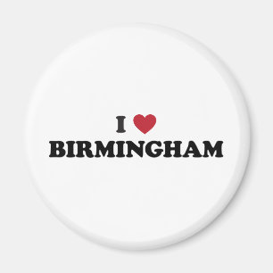 Ich liebe Birmingham England Magnet
