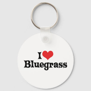 Ich liebe Bluegrass Schlüsselanhänger