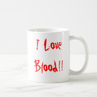 "Ich Liebe-Blut!!" Tasse