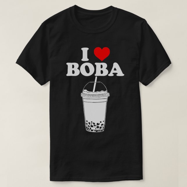 Ich Liebe Boba Tea lustige Bubble Tee Ich liebe Bo (Design vorne)