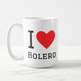 Ich liebe Bolero Kaffeetasse
