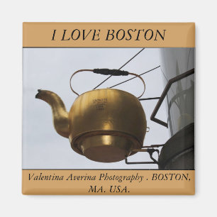 Ich LIEBE BOSTON. Valentina Averina Fotografie. Magnet