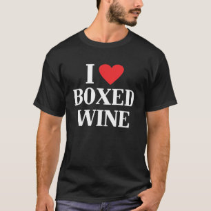 Ich liebe Boxed Wine Cheap Wine 3 T-Shirt