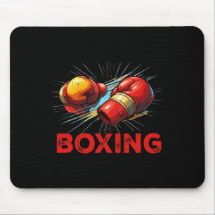 Ich liebe Boxhandschuhe Kampfsport Kampfkunst K Mousepad