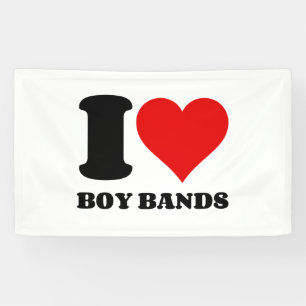ICH LIEBE BOY BANDS BANNER