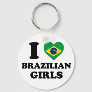 Ich Liebe brasilianische Mädchen Schlüsselanhänger